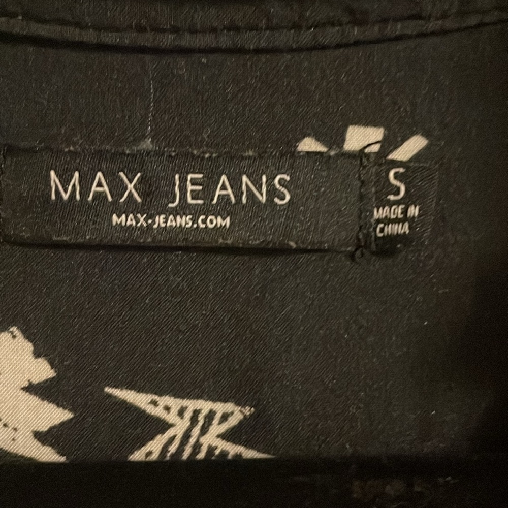 Animal print button down, small - Picture 2 of 3